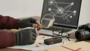 חוקר פרטי בוחן מפה עם זכוכית מגדלת – למה לשכור חוקר פרטי
